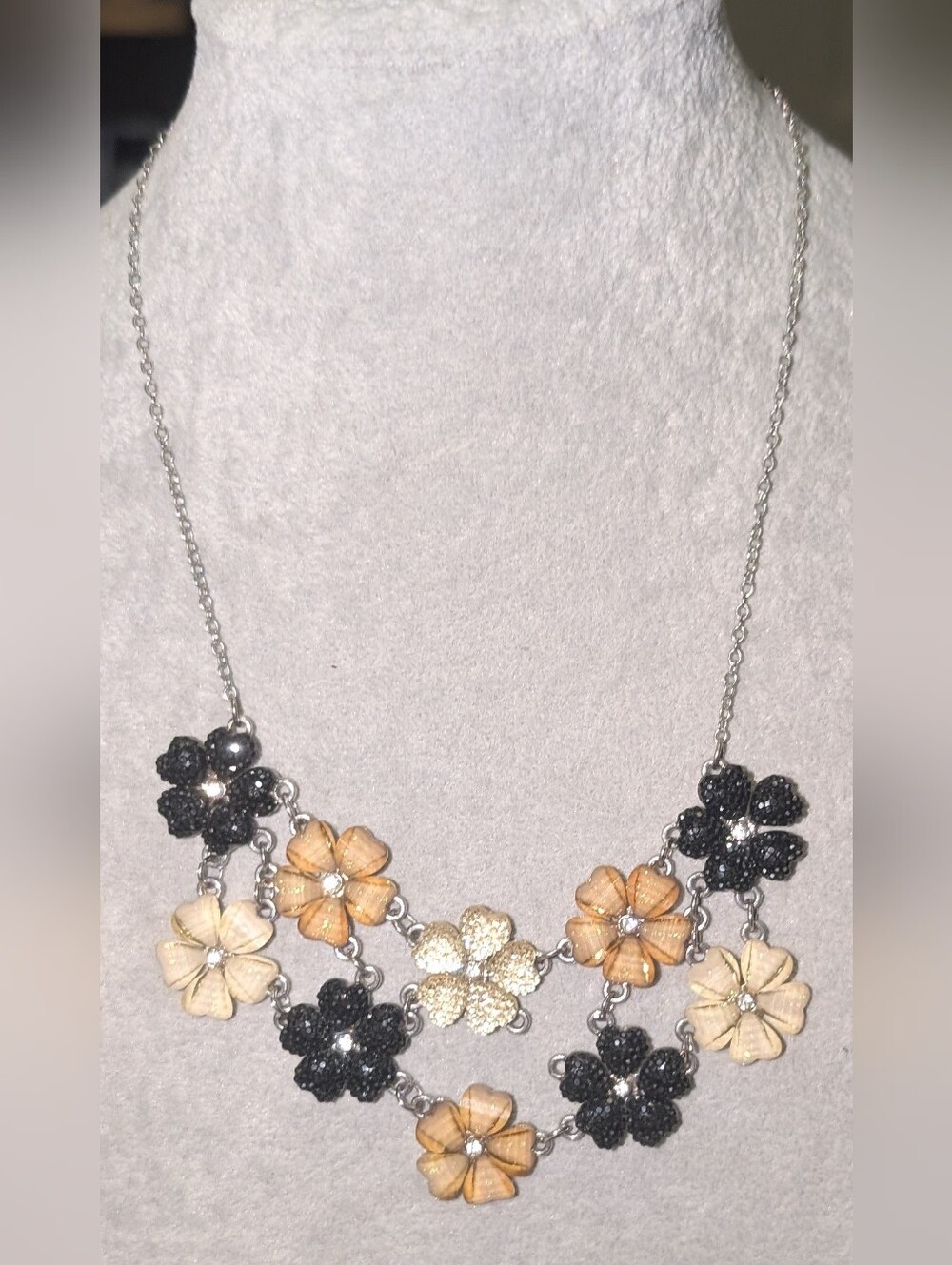 Floral Bib Necklace - Women Jewelry